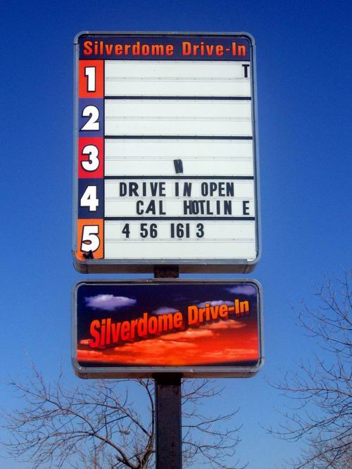 Silverdome Drive-In Theatre - Spring 2006 (newer photo)